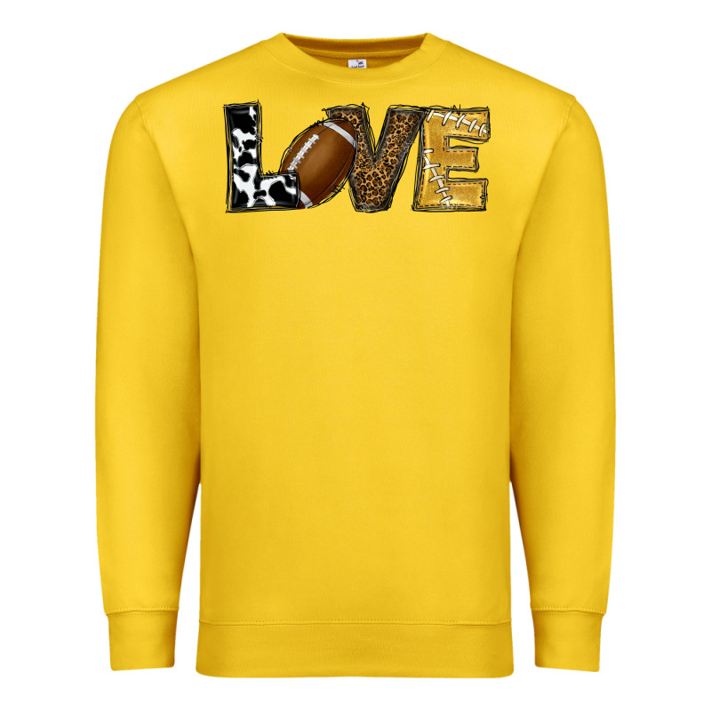 Football Love Premium Sweatshirt by RanaPortraitStore | Teevron