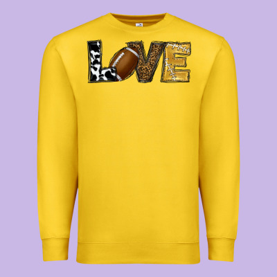 Premium Sweatshirt football love