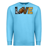 Ocean Blue football love Premium Sweatshirt - RanaPortraitStore