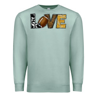 Seafoam football love Premium Sweatshirt - RanaPortraitStore