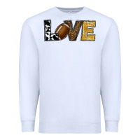 White football love Premium Sweatshirt - RanaPortraitStore