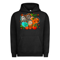 Pigment Black western leopard  fall   hearts Urban Hoodie - AdoDesignShop
