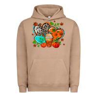 Pigment Burro western leopard  fall   hearts Urban Hoodie - AdoDesignShop