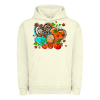 Pigment Pistachio western leopard  fall   hearts Urban Hoodie - AdoDesignShop