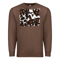 Chestnut cowhide background Premium Sweatshirt - RanaPortraitStore