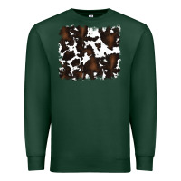 Sports Green cowhide background Premium Sweatshirt - RanaPortraitStore