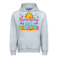 Heather Grey beaching not teaching black back Urban Hoodie - JahusDesignShop