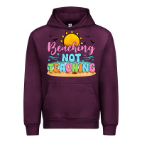 Mauve Wine beaching not teaching black back Urban Hoodie - JahusDesignShop
