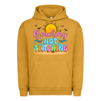 Pigment Peanut Butter beaching not teaching black back Urban Hoodie - JahusDesignShop
