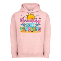Pigment Salmon beaching not teaching black back Urban Hoodie - JahusDesignShop