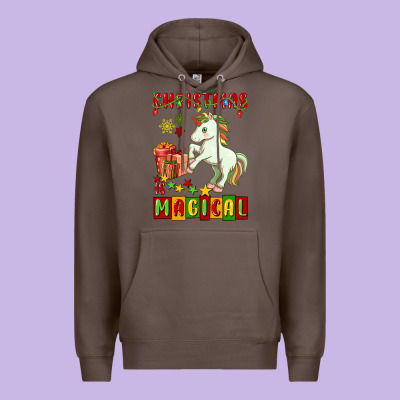 Christmas Magical Unicorn Premium Hoodie Designed By Fadigitalartstudio