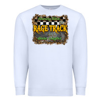 White fancy like the rage track on a date night Premium Sweatshirt - RanaPortraitStore
