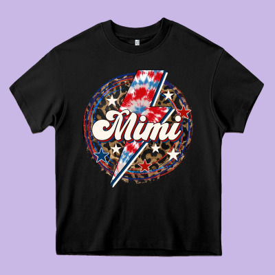 Western Mimi Patriotic 4th Of July Heavy Core Tee Designed By Lillyallendesigns