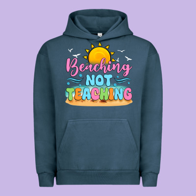 Beaching Not Teaching Urban Hoodie Designed By Jahusdesignshop