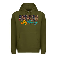 Army Green american honey Premium Hoodie - RacoonDesign