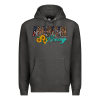 Charcoal Heather american honey Premium Hoodie - RacoonDesign
