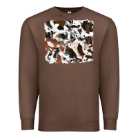 Chestnut cowhide mixed background Premium Sweatshirt - RanaPortraitStore