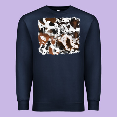 Premium Sweatshirt cowhide mixed background