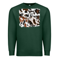 Sports Green cowhide mixed background Premium Sweatshirt - RanaPortraitStore