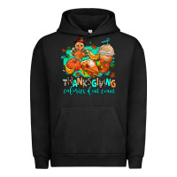 Pigment Black thanksgiving calories dont count Urban Hoodie - AdoDesignShop