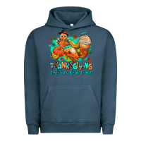 Pigment Midnight Navy thanksgiving calories dont count Urban Hoodie - AdoDesignShop