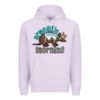 Lilac armadillo by morning Premium Hoodie - RacoonDesign