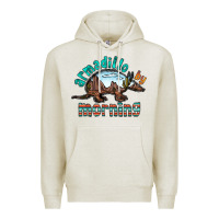 Oatmeal Heather armadillo by morning Premium Hoodie - RacoonDesign