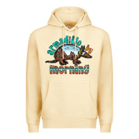 Pina Colada armadillo by morning Premium Hoodie - RacoonDesign