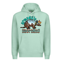 Seafoam armadillo by morning Premium Hoodie - RacoonDesign
