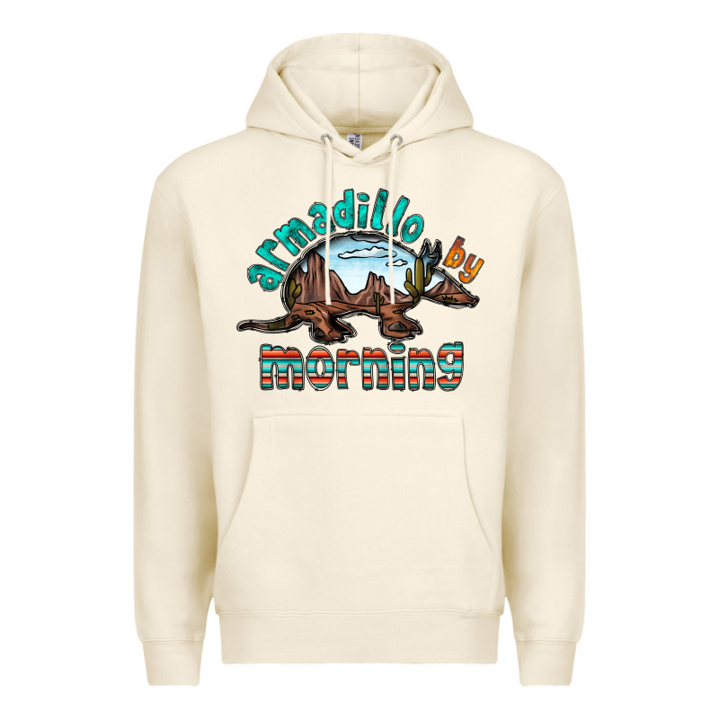 Armadillo By Morning Premium Hoodie by RacoonDesign | Teevron