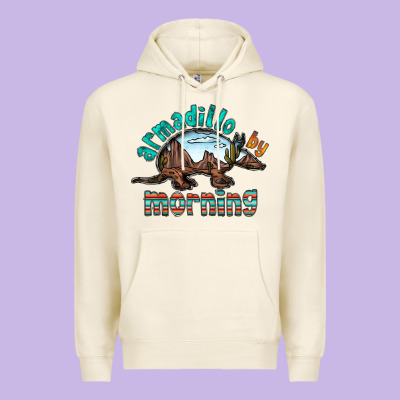 Armadillo By Morning Premium Hoodie Designed By Racoondesign