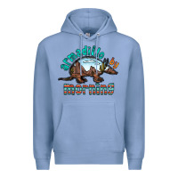 Colony Blue armadillo by morning Premium Hoodie - RacoonDesign