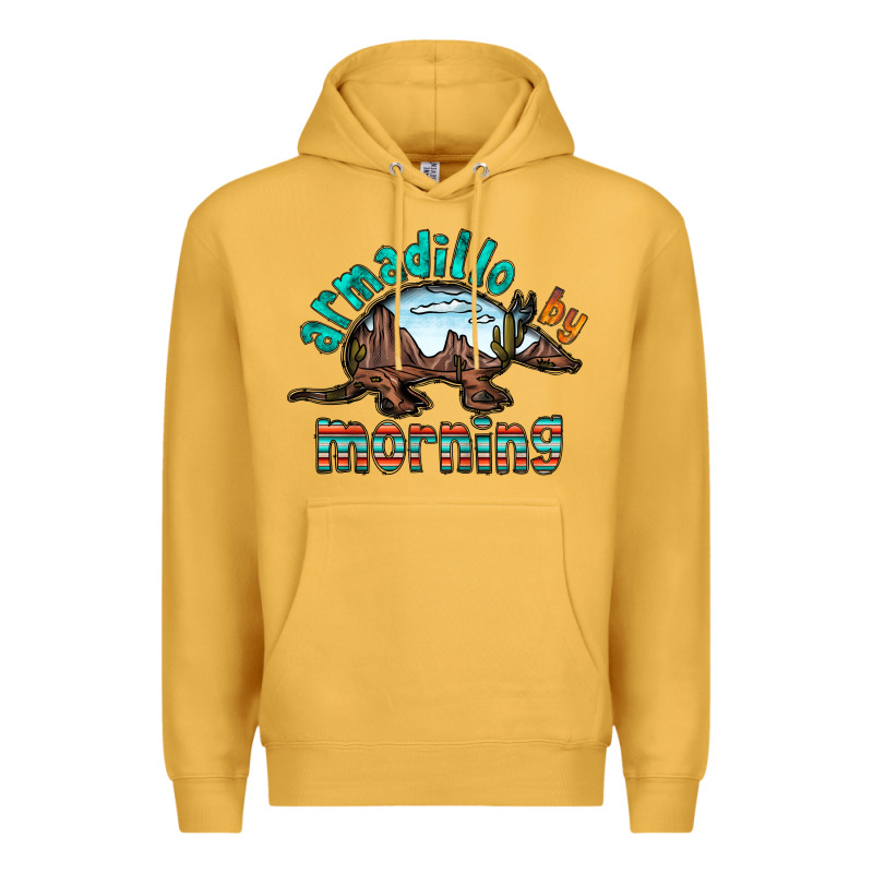 Armadillo By Morning Premium Hoodie by RacoonDesign | Teevron