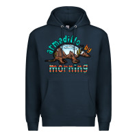 Navy armadillo by morning Premium Hoodie - RacoonDesign