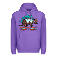 Purple armadillo by morning Premium Hoodie - RacoonDesign