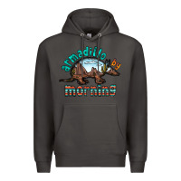 Smoke armadillo by morning Premium Hoodie - RacoonDesign