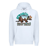 White armadillo by morning Premium Hoodie - RacoonDesign
