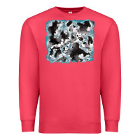Cardinal cowhide glitter tooled leather background Premium Sweatshirt - RanaPortraitStore