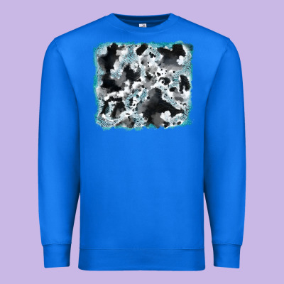Premium Sweatshirt cowhide glitter tooled leather background