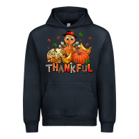 Navy thankful pumpkins and turkey Urban Hoodie - AdoDesignShop