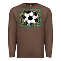 Chestnut glitter soccer leopard Premium Sweatshirt - RanaPortraitStore