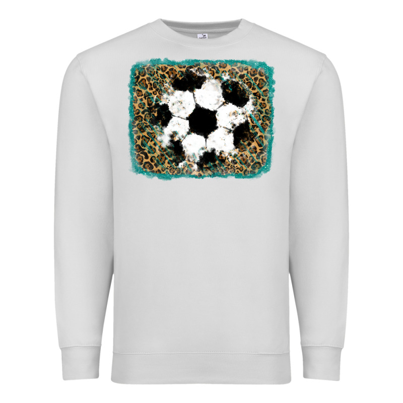 Glitter Soccer Leopard Premium Sweatshirt by RanaPortraitStore | Teevron