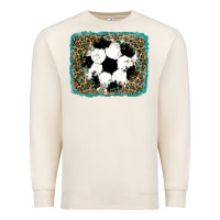 Sandshell glitter soccer leopard Premium Sweatshirt - RanaPortraitStore