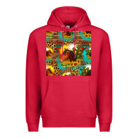 Cardinal desert horse seamless patern Premium Hoodie - HRA Design Shop