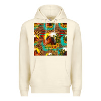 Sandshell desert horse seamless patern Premium Hoodie - HRA Design Shop