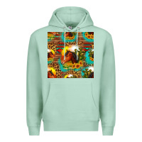 Seafoam desert horse seamless patern Premium Hoodie - HRA Design Shop