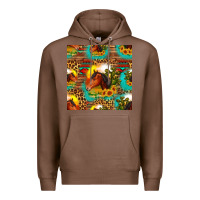 Chestnut desert horse seamless patern Premium Hoodie - HRA Design Shop