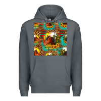 Rock desert horse seamless patern Premium Hoodie - HRA Design Shop