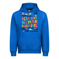 Cobalt customized teacher dear tiny human behind me back Urban Hoodie - JahusDesignShop