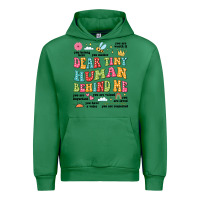 Emerald customized teacher dear tiny human behind me back Urban Hoodie - JahusDesignShop